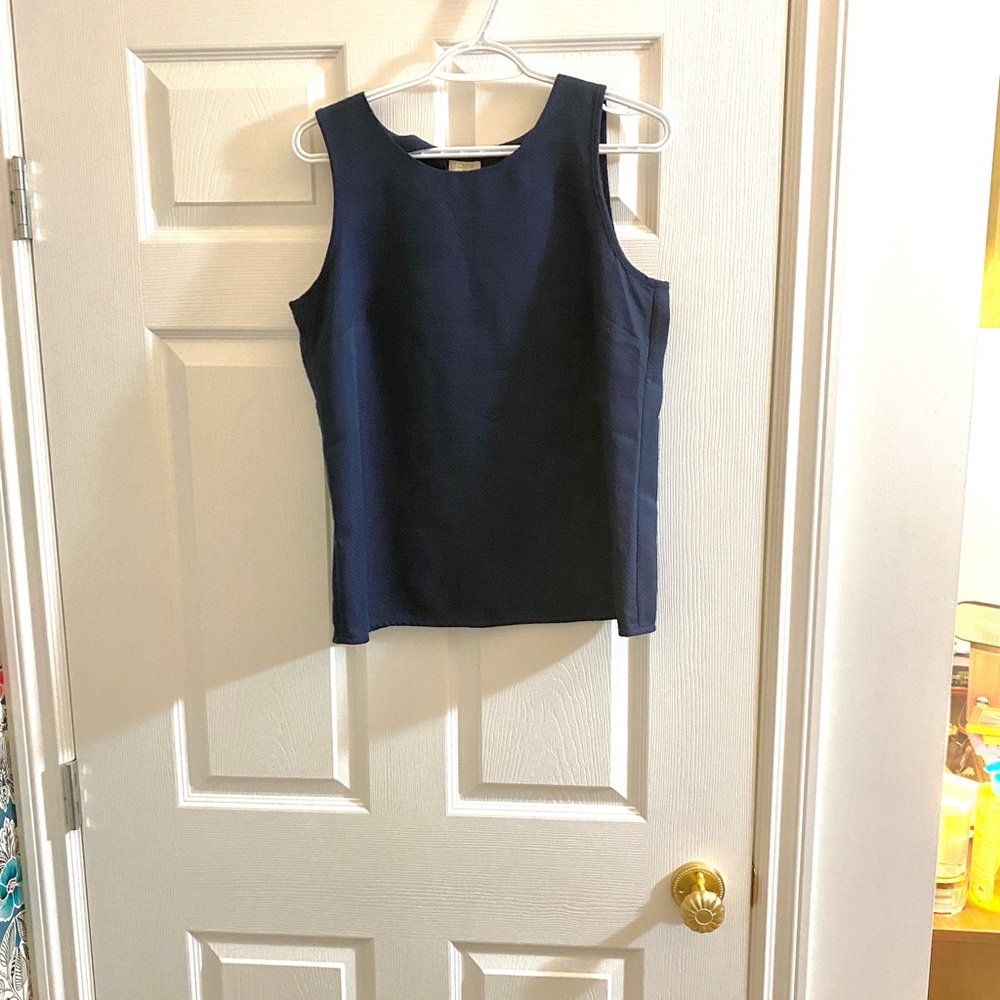 J. Crew Classic Navy Tank Top
